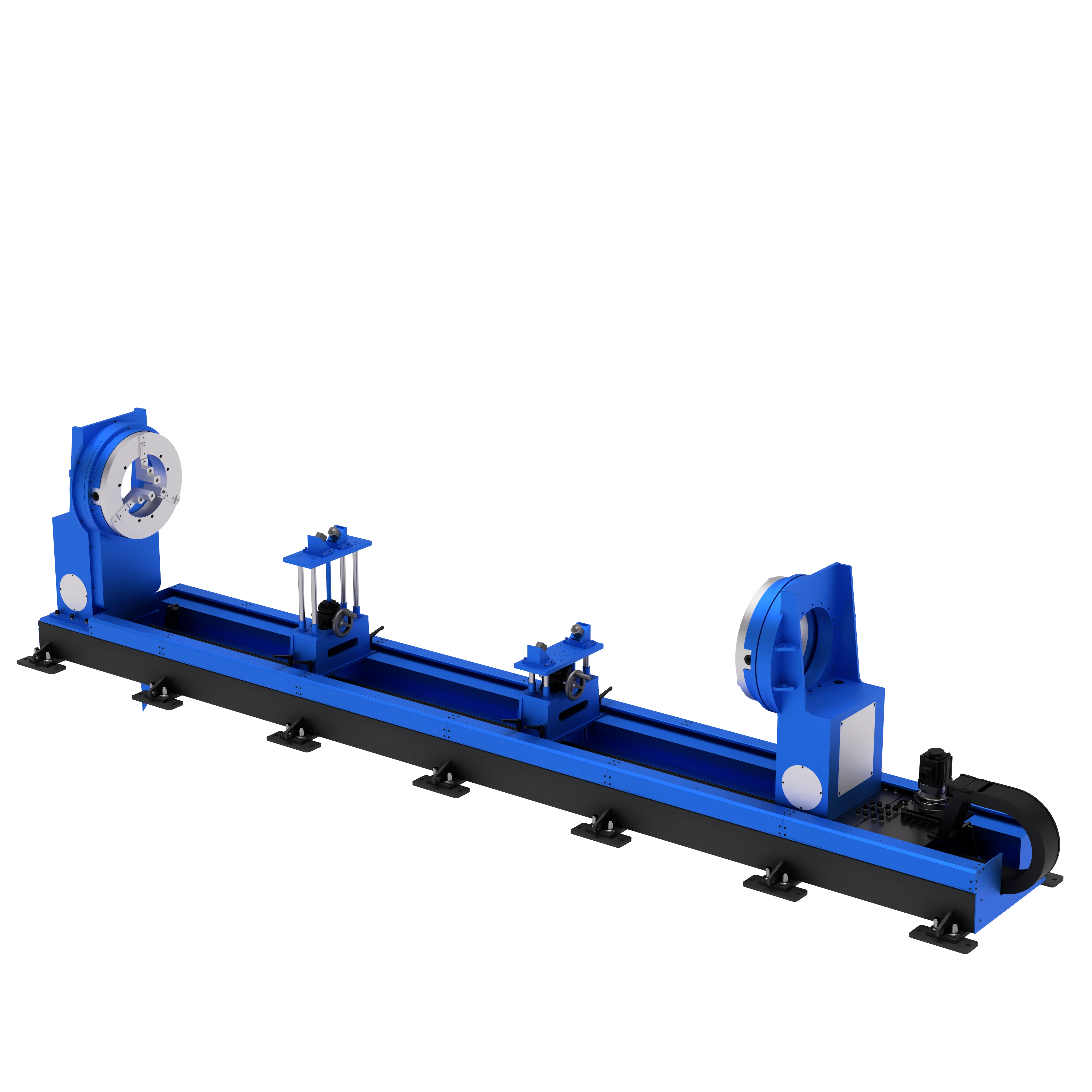 Single-axis positioner with movable tailstock and through-hole WB1KHT — 2 Single-axis positioner with movable tailstock and through-hole WB1KHT — 2