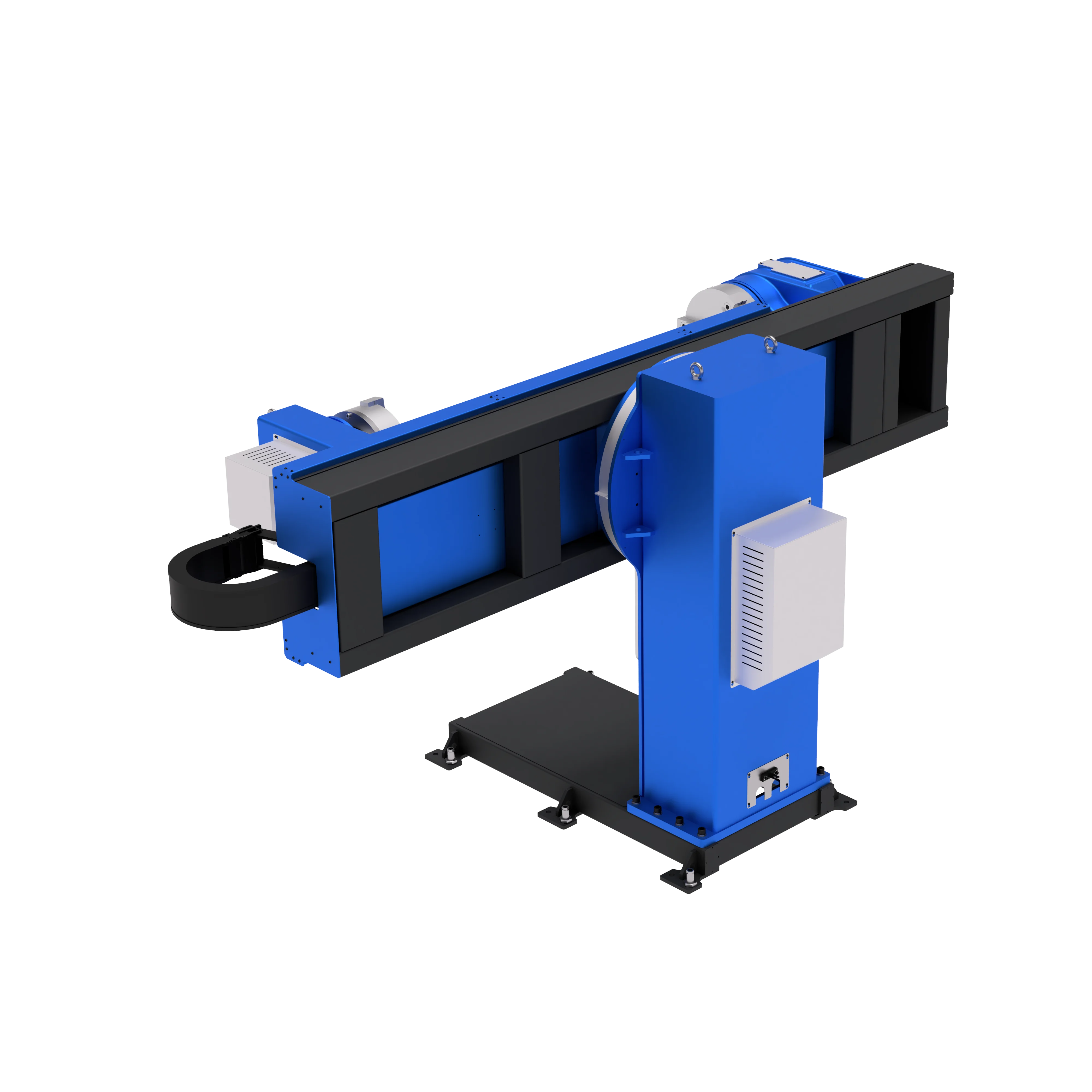Two-axis positioner with adjustable distance between headstock and tailstock WB2CH — 4