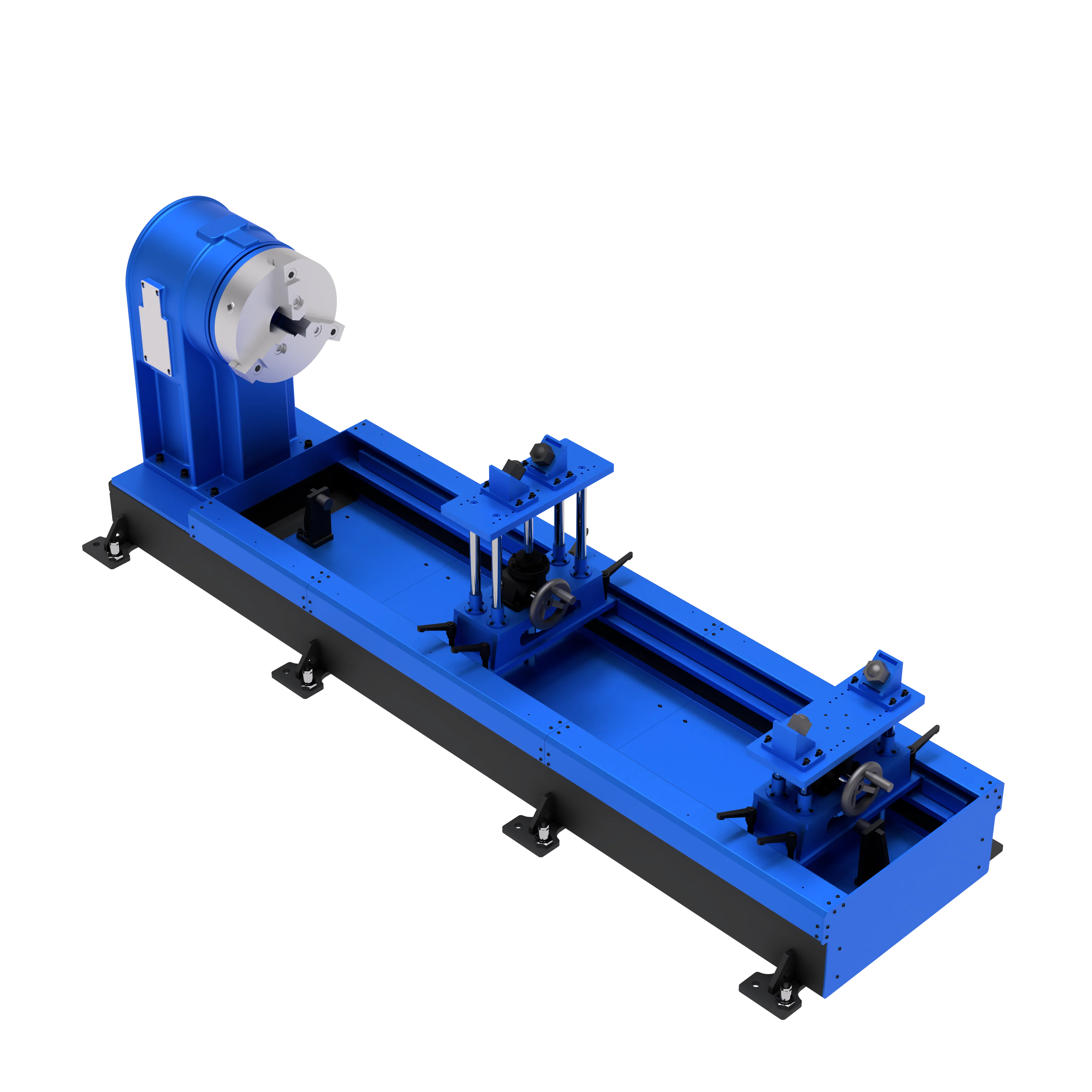 Single-axis positioner with roller supports WB1LG Single-axis positioner with roller supports WB1LG